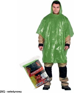 Kurtka męska R.E.I.S. PONCHO-F - Peleryna przeciwdeszczowa typu Poncho - pomarańczowy - uni 20