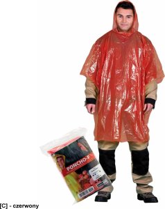 Kurtka męska R.E.I.S. PONCHO-F - Peleryna przeciwdeszczowa typu Poncho - pomarańczowy - uni 2