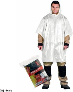 Kurtka męska R.E.I.S. PONCHO-F - Peleryna przeciwdeszczowa typu Poncho - pomarańczowy - uni 22