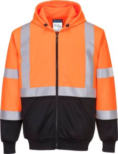 Portwest B315 - Bluza ostrzegawcza dwukolorowa ocieplana z kapturem - żółty-czarny XL 1