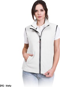 R.E.I.S. VHONEY-L - bezrękawnik damski z polaru, kołnierz ze stójką - ciemnoczerwony XL 6