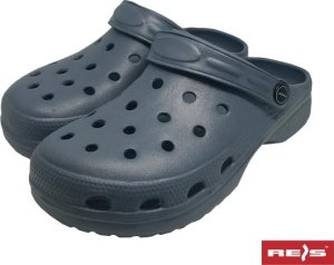 R.E.I.S. BCDOTS - Klapki DOTS - szary/stalowy 44 8