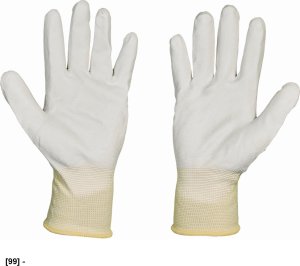 CERVA BUNTING - Rękawice dziane, bezszwowe, nylonowe z cienką warstwą poliuretanu w części chwytnej 6 3