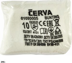 CERVA BUNTING - Rękawice dziane, bezszwowe, nylonowe z cienką warstwą poliuretanu w części chwytnej 6 5
