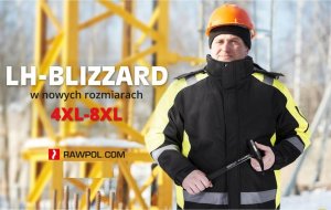 Kurtka męska R.E.I.S. LH-BLIZZARD - Kurtka ochronna ocieplana - czarno-żółty M 2