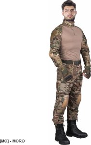 R.E.I.S. TG-PROTECT - Ubranie ochronne Tactical Guard, w skład którego wchodzi bluza i spodnie do pasa - moro XL 1