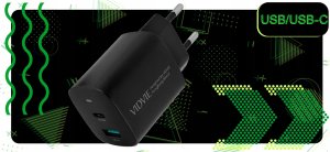 Ładowarka Vidvie ZESTAW | SZYBKA ŁADOWARKA SIECIOWA USB TYPE-C   KABEL TYPE C | PD20W 3000mA 5