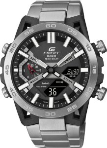 Zegarek sportowy EDIFICE Casio Edifice ECB-2000D-1AEF BLUETOOTH100m srebrny 1