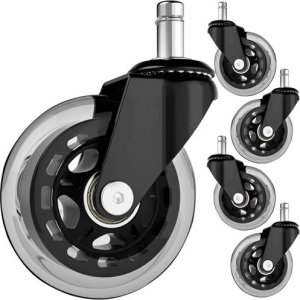 Malatec Kółka do fotela biurowego- 5 szt. (22077) 2