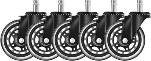 Malatec Kółka do fotela biurowego- 5 szt. (22077) 3