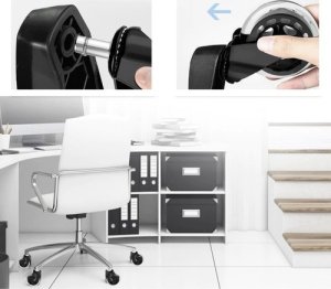 Malatec Kółka do fotela biurowego- 5 szt. (22077) 5