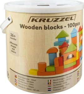 Kruzzel Klocki drewniane 100 szt. (22666) 4