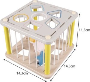 Kruzzel Sorter- kostka sensoryczna drewniana 22885 3