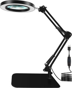 Lusterko kosmetyczne ATL ZD141 Lampka lupa kosmetyczna biurkowa 2