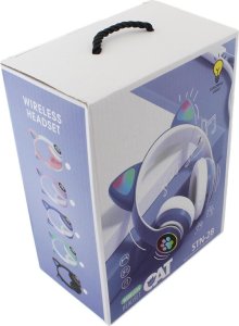 Słuchawki ATL ZS7G Słuchawki bt 5.0 led niebieskie      uszy 4