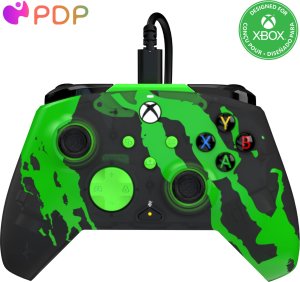 Pad PDP PDP XS Pad przewodowy Rematch Jolt Green Glow in the Dark 2