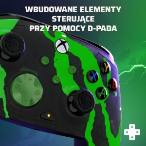 Pad PDP PDP XS Pad przewodowy Rematch Jolt Green Glow in the Dark 36