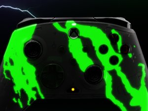 Pad PDP PDP XS Pad przewodowy Rematch Jolt Green Glow in the Dark 40