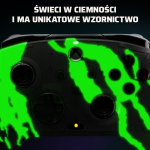 Pad PDP PDP XS Pad przewodowy Rematch Jolt Green Glow in the Dark 47