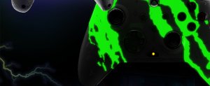 Pad PDP PDP XS Pad przewodowy Rematch Jolt Green Glow in the Dark 48