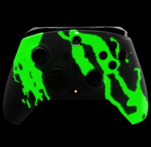 Pad PDP PDP XS Pad przewodowy Rematch Jolt Green Glow in the Dark 62