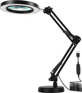 Lusterko kosmetyczne ATL ZD144 Lampka lupa kosmetyczna biurkowa 2