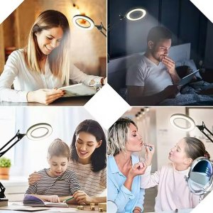 Lusterko kosmetyczne ATL ZD144 Lampka lupa kosmetyczna biurkowa 6