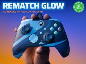 Pad PDP PDP XS Pad przewodowy Rematch Blue Tide Glow in the Dark 36