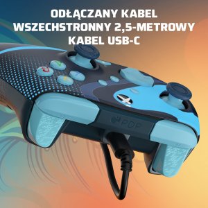 Pad PDP PDP XS Pad przewodowy Rematch Blue Tide Glow in the Dark 47