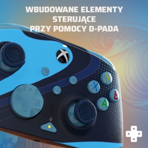 Pad PDP PDP XS Pad przewodowy Rematch Blue Tide Glow in the Dark 49