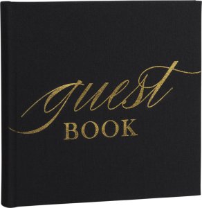 Focus Focus Base Line Canvas Album 20x20 Guestbook Black 1