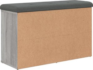vidaXL Ławka na buty, szary dąb sonoma, 82x32x50 cm 7