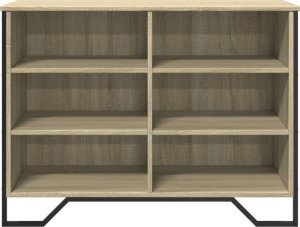vidaXL Szafka, dąb sonoma, 101x35,5x74,5 cm 4
