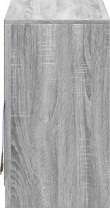 vidaXL Szafka z LED, szary dąb sonoma, 72x34x61 cm 8