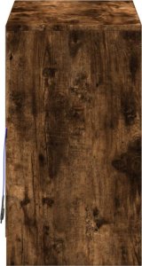 vidaXL Szafka z LED, przydymiony dąb, 72x34x61 cm 8