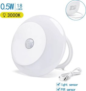 Aigostar  Lampka nocna z czujnikiem LED Lampka nocna z czujnikiem LED 2