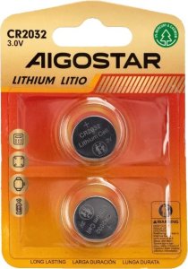 Aigostar  Bateria litowa CR2032 3V guzikowa pastylka opakowanie 2 sztuki Bateria litowa CR2032 3V guzikowa pastylka opakowanie 2 sztuki 4