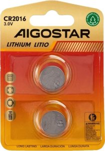 Aigostar  Bateria litowa CR2016 3V guzikowa pastylka opakowanie 2 sztuki Bateria litowa CR2016 3V guzikowa pastylka opakowanie 2 sztuki 5