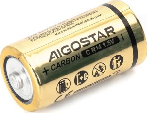Aigostar  Bateria alkaliczna cynkowo-węglowa R14 1.5V opakowanie 2 szt. Bateria alkaliczna cynkowo-węglowa R14 1.5V opakowanie 2 szt. 2