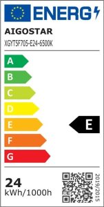 Świetlówka Aigostar  Zintegrowana LED T5 24W 6500K 1.5m biała zimna 2460lm Świetlówka zintegrowana LED T5 24W 6500K 1.5m biała zimna 2460lm 8