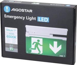 Aigostar  Światło awaryjne 2W 6500K Światło awaryjne 2W 6500K 6