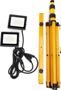 Aigostar  Zestaw naświetlaczy 2*30W + wysuwany wspornik 60-160 cm z kablem 3m Zestaw naświetlaczy 2*30W + wysuwany wspornik 60-160 cm z kablem o 2