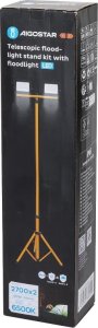 Aigostar  Zestaw naświetlaczy 2*30W + wysuwany wspornik 60-160 cm z kablem 3m Zestaw naświetlaczy 2*30W + wysuwany wspornik 60-160 cm z kablem o 6