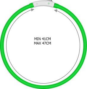 Verk Obroża świecąca led dla psa i kota wodoodprna regulowana regulacja 47cm usb Obroża świecąca led dla psa i kota wodoodprna regulowana regulacja 47cm usb 6