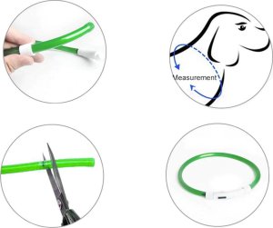 Verk Obroża świecąca led dla psa i kota wodoodprna regulowana regulacja 47cm usb Obroża świecąca led dla psa i kota wodoodprna regulowana regulacja 47cm usb 7