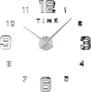 Verk Zegar ścienny 3d naklejany na ścianę xxl duży 130 cm przyklejany cichy Zegar ścienny 3d naklejany na ścianę xxl duży 130 cm przyklejany cichy 2