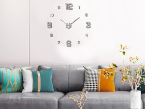 Verk Zegar ścienny 3d naklejany na ścianę xxl duży 130 cm przyklejany cichy Zegar ścienny 3d naklejany na ścianę xxl duży 130 cm przyklejany cichy 8