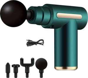 Masażer Verk Pistolet do masażu masażer do pleców ciała mocny massage gun pro końcówki 3