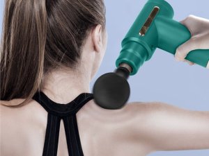 Masażer Verk Pistolet do masażu masażer do pleców ciała mocny massage gun pro końcówki 9
