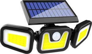 Verk Lampa solarna z czujnikiem ruchu zmierzchu 171 led osobny panel ogrodowa Lampa solarna z czujnikiem ruchu zmierzchu 171 led osobny panel ogrodowa 11